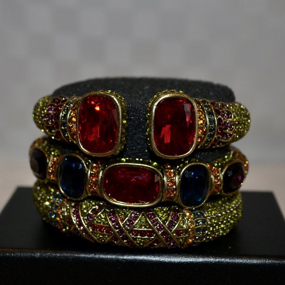 Heidi Daus Triple Play Set of Bracelets